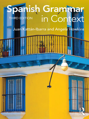cover image of Spanish Grammar in Context